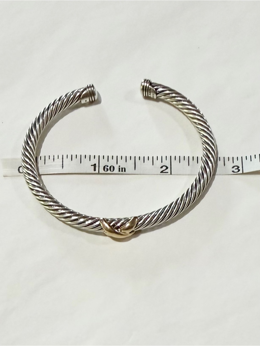 ❤️ David Yurman X Classic Cable Station Bracelet - Picture 8 of 10